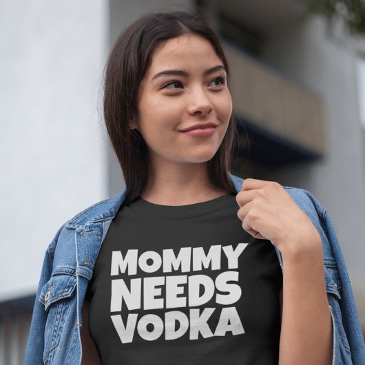 MAM GRAPPIGE MOEDERDAG VODKA T-shirts