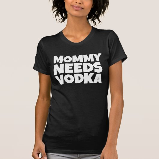 MAM GRAPPIGE MOEDERDAG VODKA T-shirts (Voorkant)