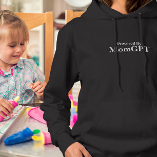 Mam Grappige Verjaardag - Aangedreven Door MamGPT Hoodie