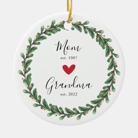 mam | Grenzenjaar Oost. Keramisch Ornament (Voorkant)