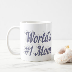 Mam grijze halve tekst koffie mok