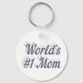 Mam grijze tekst sleutelhanger (Achterkant)