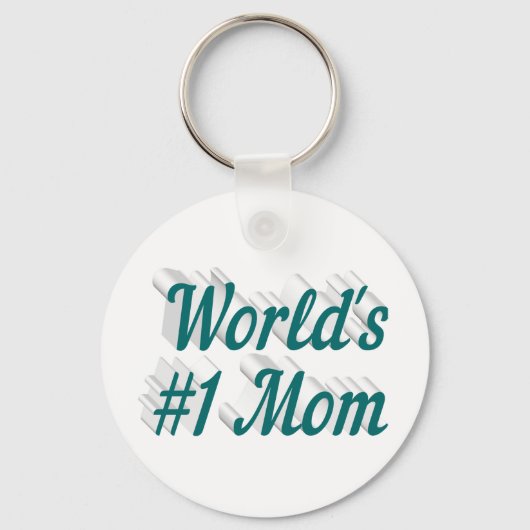 Mam groene tekst sleutelhanger (Voorkant)