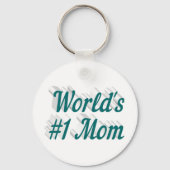 Mam groene tekst sleutelhanger (Achterkant)