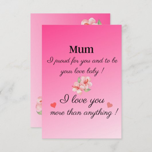 mam happy moederdag (Voorkant / Achterkant)