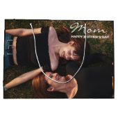 Mam-Happy Moederdag Mijn beste Vriendfoto Groot Cadeauzakje (Achterkant)