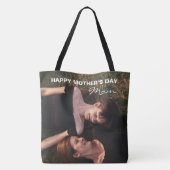 Mam-Happy Moederdag Mijn beste Vriendfoto Tote Bag (Achterkant)