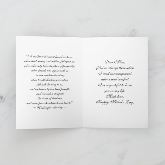 Mam, Happy Moederdag, Stargazer Lily Bouquet Kaart (Binnen)