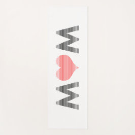 Mam - hart - liefde - moeder - roze. yogamat