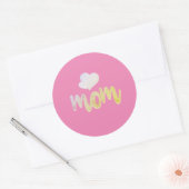 Mam - Hart Ronde Sticker (Envelop)