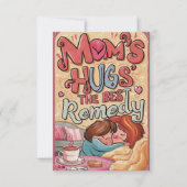 "Mam, hart van onze wereld" wenskaarten Bedankkaart (Voorkant)