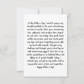 "Mam, hart van onze wereld" wenskaarten Bedankkaart (Achterkant)