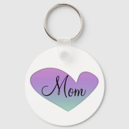Mam Heart Keychain