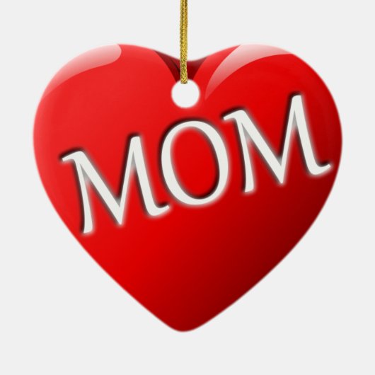 Mam Heart Ornament (Achterkant)