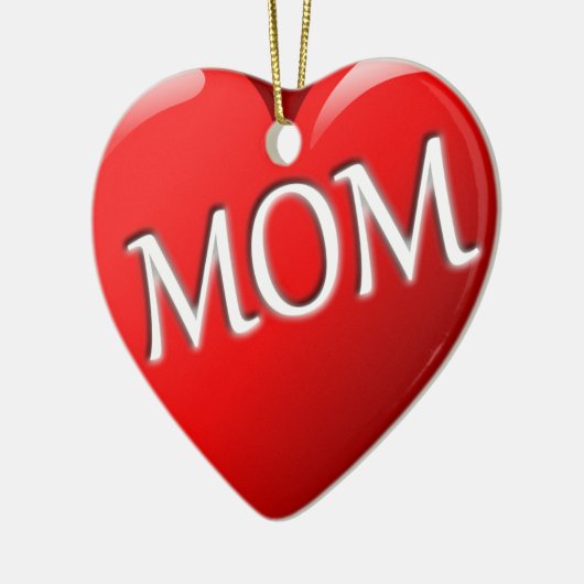 Mam Heart Ornament (Links)