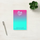 Mam Heart Paars en Blue Ombre Post-it® Notes (Kantoor)