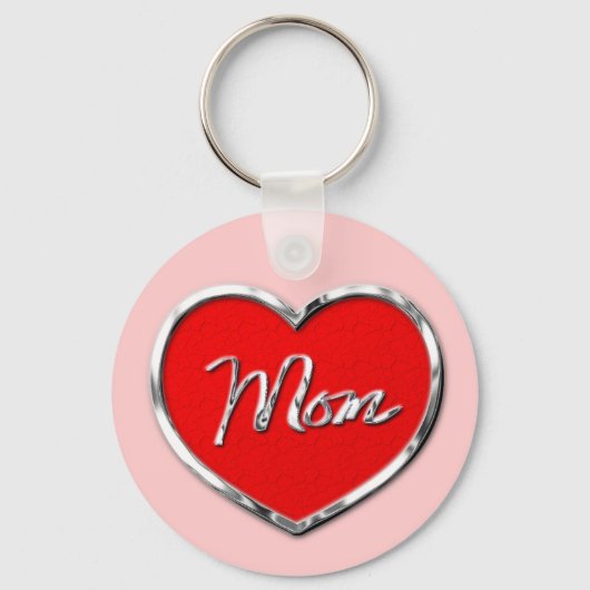 Mam Heart Sleutelhanger (Voorkant)