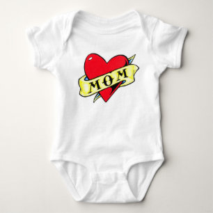 Mam Heart Tattoo Romper