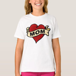Mam Heart Tattoo T-shirt