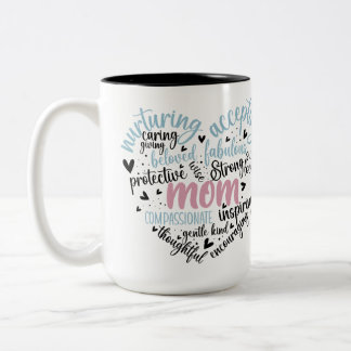 Mam Heart Two-Tone 15oz Mok