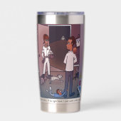 Mam heeft ruimte nodig geïsoleerde drinkbeker (Achterkant)