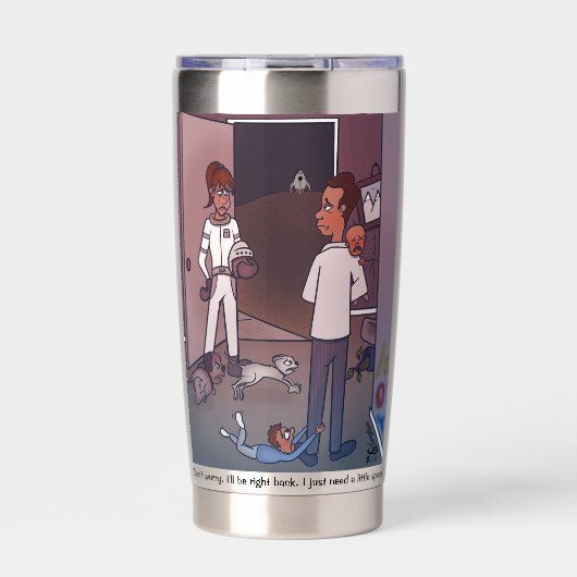 Mam heeft ruimte nodig geïsoleerde drinkbeker (Voorkant)