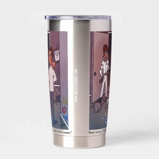 Mam heeft ruimte nodig geïsoleerde drinkbeker (Rechts)