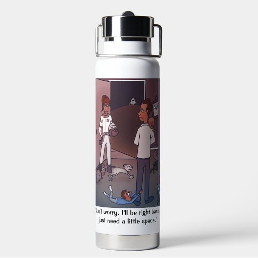 Mam heeft ruimte nodig waterfles (Achterkant)