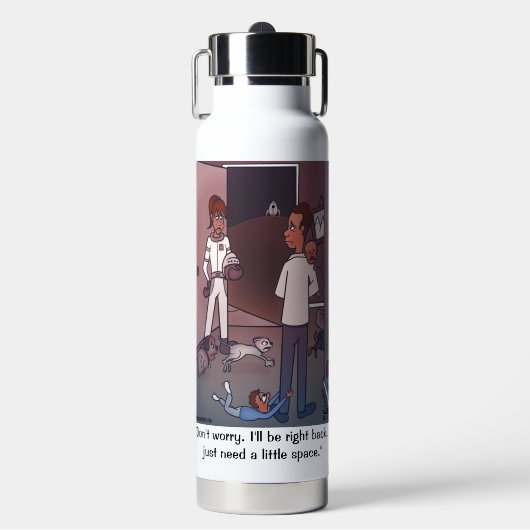 Mam heeft ruimte nodig waterfles (Voorkant)