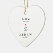 mam | Herdenkingsjaar Oost. Kerstakeramische versi Keramisch Ornament (Links)