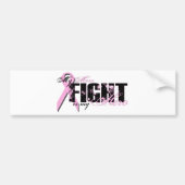 Mam Hero - Fight Breast Cancer Bumpersticker (Voorkant)
