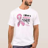 Mam Hero in mijn leven borstkanker T-shirt (Voorkant)