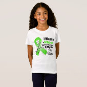 Mam Hero in mijn leven Lymphoma Ribbon T-shirt (Voorkant volledig)