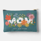 Mam hield van boho bloem boeket schattig groen etui (Achterkant)