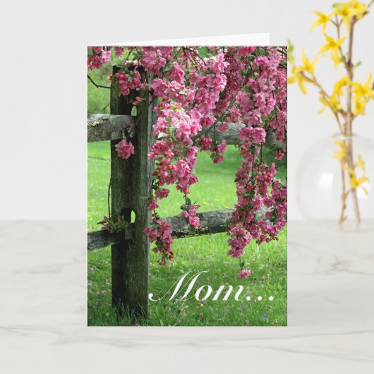 Mam... hondshout kaart (Gele Bloem)