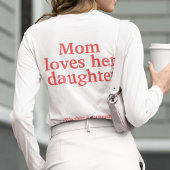 Mam houdt van haar dochter Tri-Blend shirt