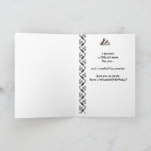 Mam Humor en Love Birthday, Puffins. vogel Kaart (Binnen)