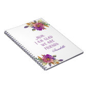 Mam, ik ben blij dat we vrienden zijn notitieboek (Rechterzijde)