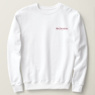 Mam Ik ben een rijk man met een raket Sweatshirt