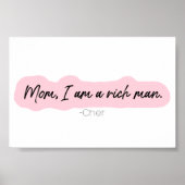 Mam Ik ben een rijk man Poster (Voorkant)