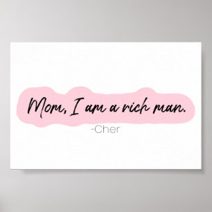 Mam Ik ben een rijk man Poster