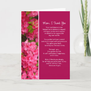 Mam, ik dank je... bedankkaart