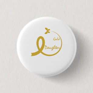 Mam ik heb goud Draag voor mijn dochter kinderkank Ronde Button 3,2 Cm