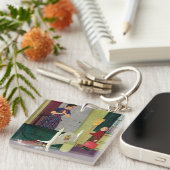 Mam, ik heb mijn kamer gereinigd. sleutelhanger (Voorkant Rechts)