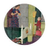 Mam, ik heb mijn kamer gereinigd. snijplank (Voorkant)