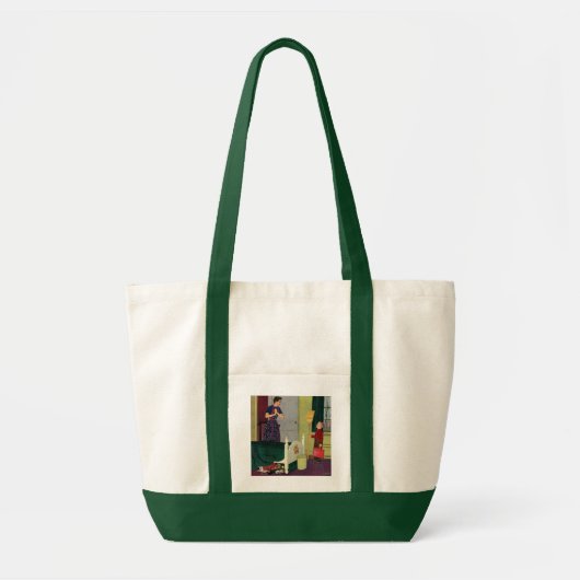 Mam, ik heb mijn kamer gereinigd. tote bag (Voorkant)