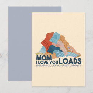 Mam, ik hou heel veel van jou notitiekaartje