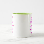 Mam, ik hou meer van je dan woorden tweetonig kunn tweekleurige koffiemok (Center)