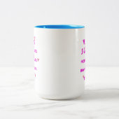 Mam, ik hou meer van je dan woorden tweetonig kunn tweekleurige koffiemok (Center)