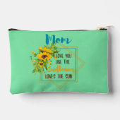 Mam ik hou van je als de zonnebloem houdt van de z etui (Achterkant)